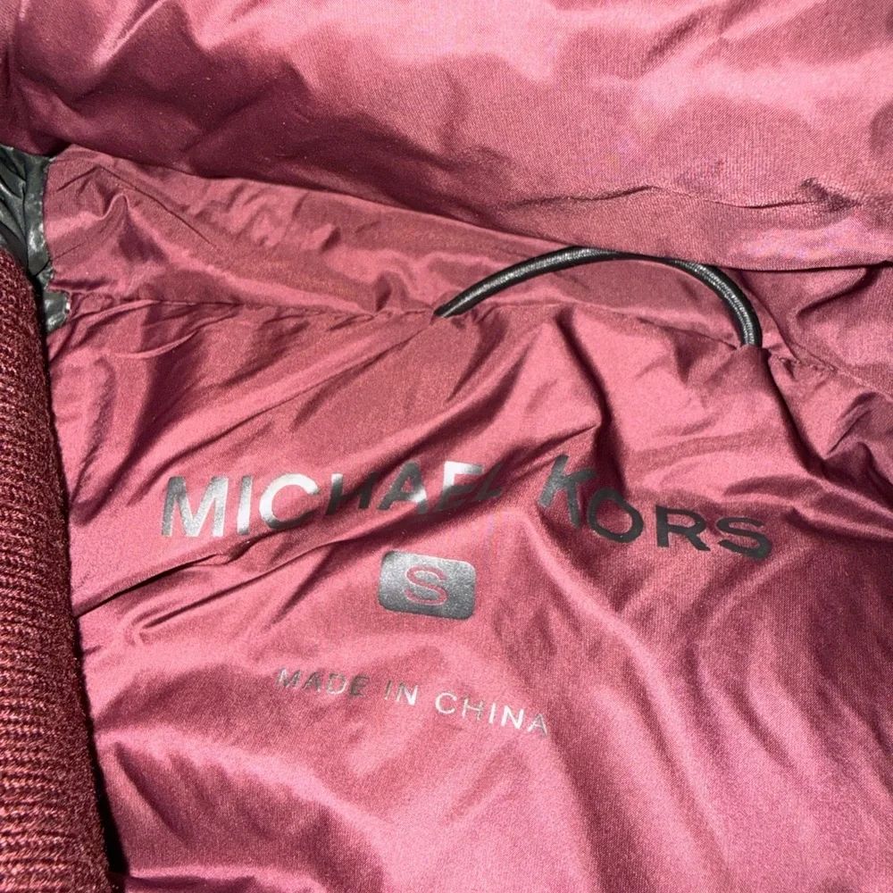 Michael Kors‎ Men’s Burgundy Puffer Coat Jacket